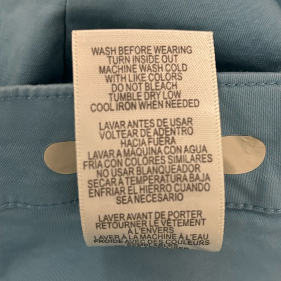 Seven 7 twill bermuda shorts light blue stretch cotton roll cuff size 4 - Picture 7 of 11